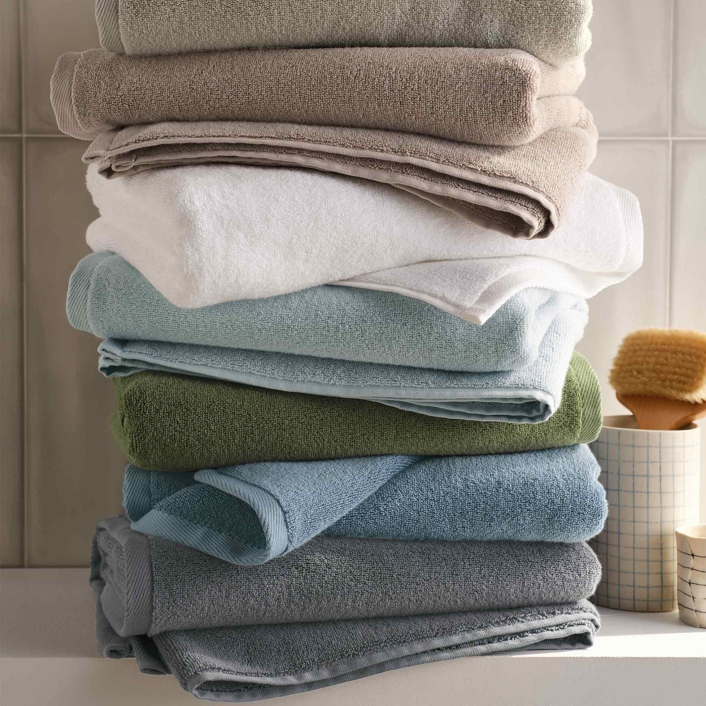 Plush Turkish Cotton Washcloths Set of 2 - Last Call