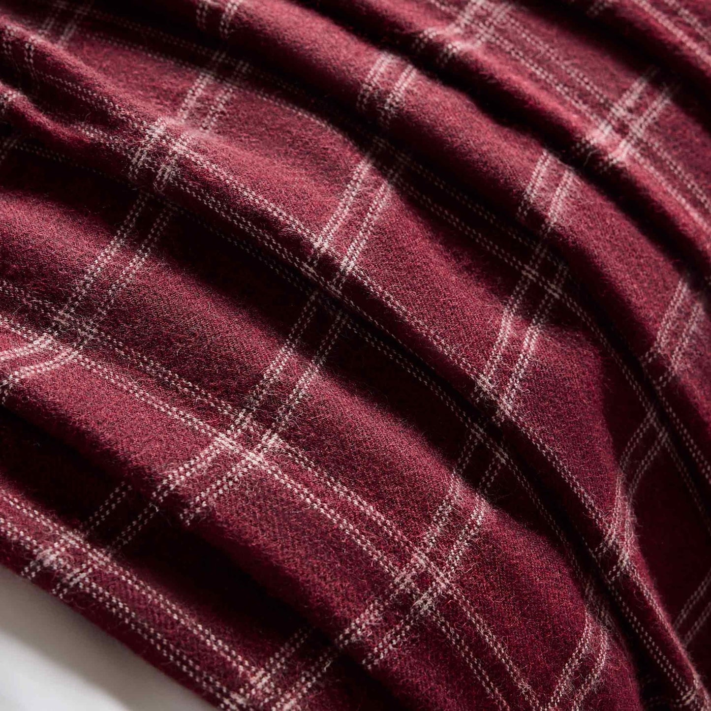 Alpaca Windowpane Throw Blanket - Last Call