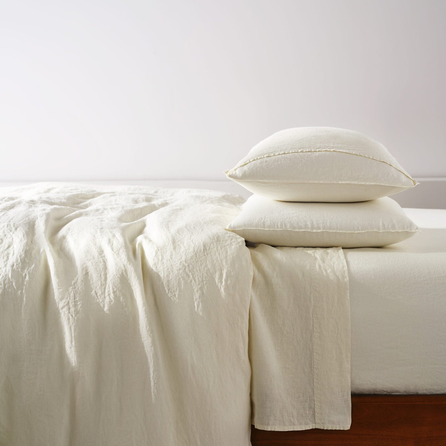 Washed European Linen Duvet Set Bundle