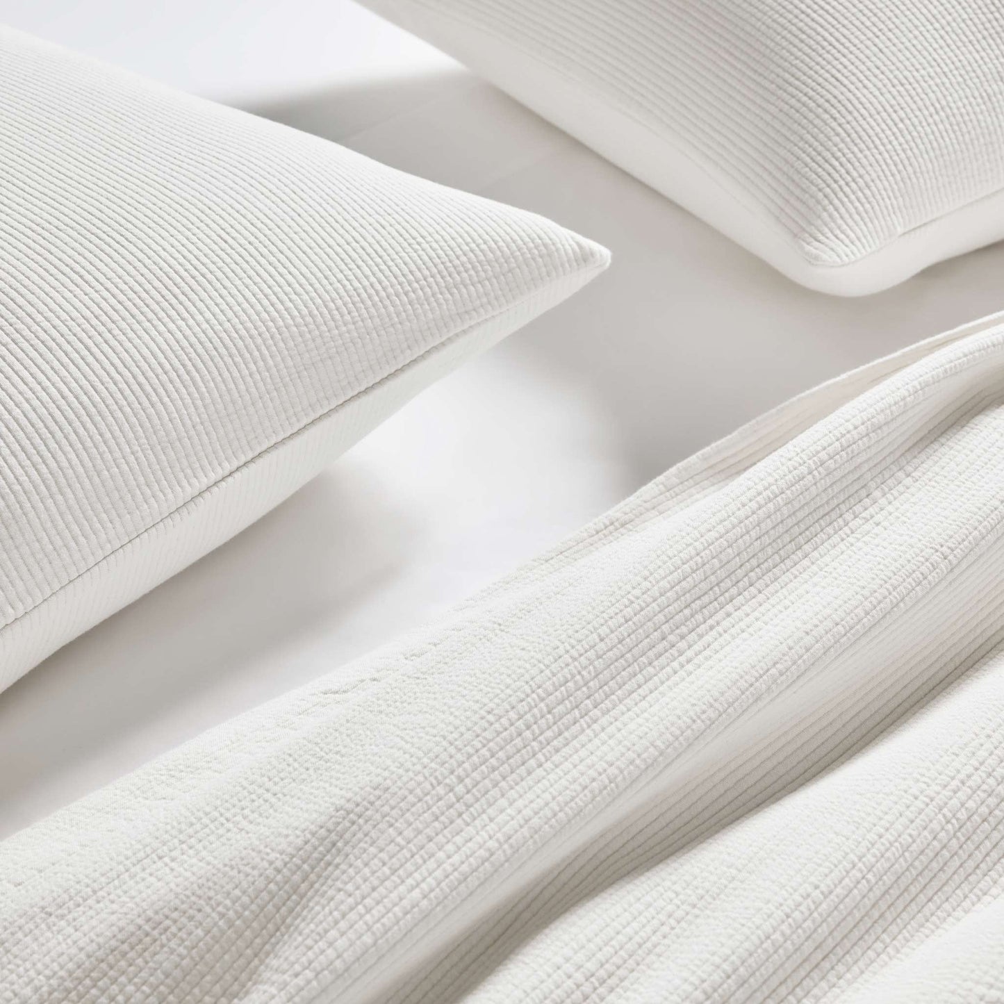 Ribbed Matelasse Sham Set