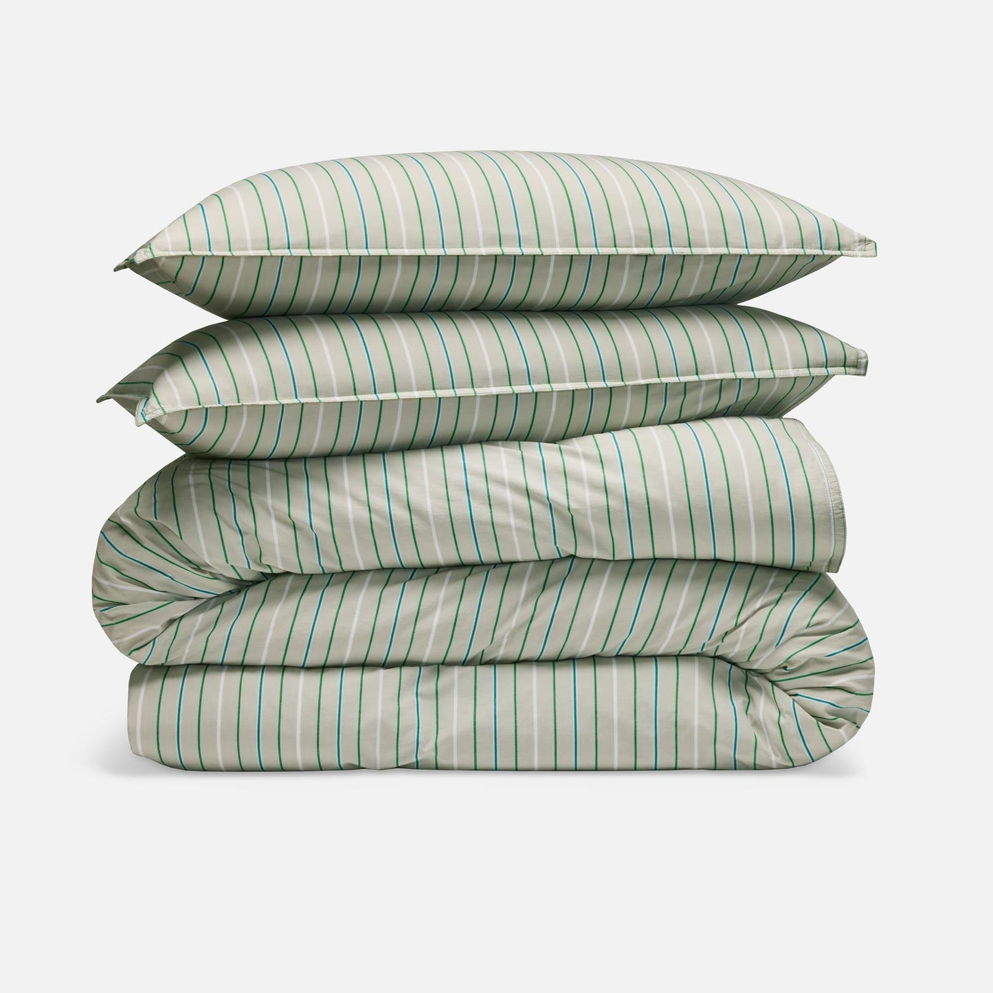 Washed Classic Percale Duvet Set