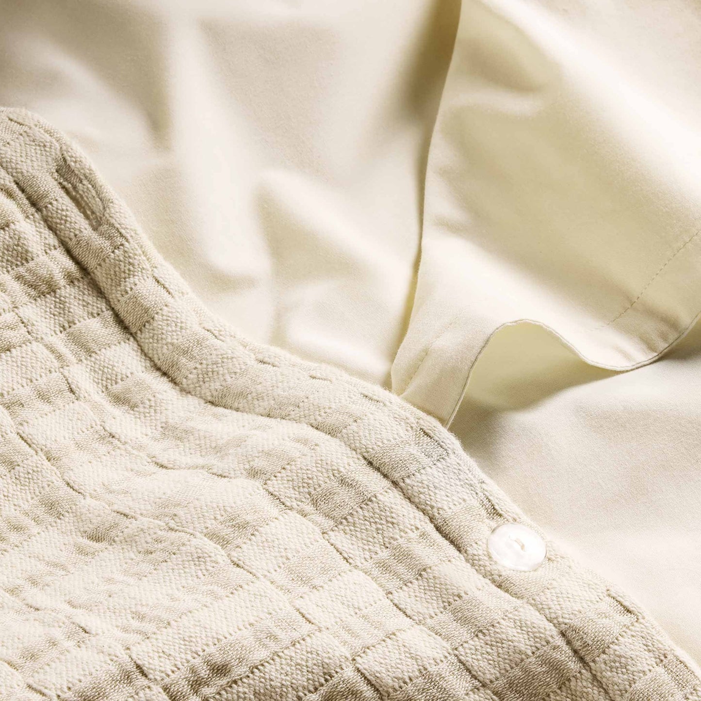 Woven Checkerboard Duvet Cover