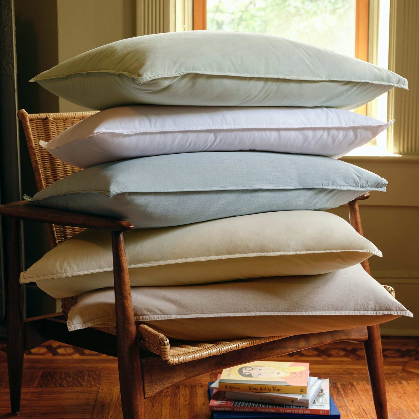 Set of 2 Washed Classic Percale Core Sheet Set Bundle