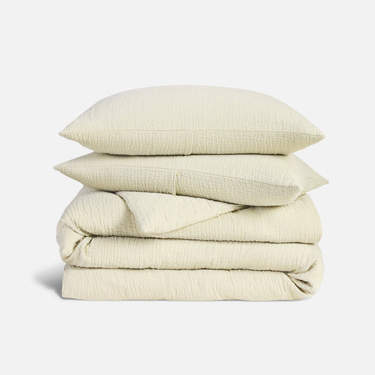 Breezeweave Crinkle Cotton Duvet Set