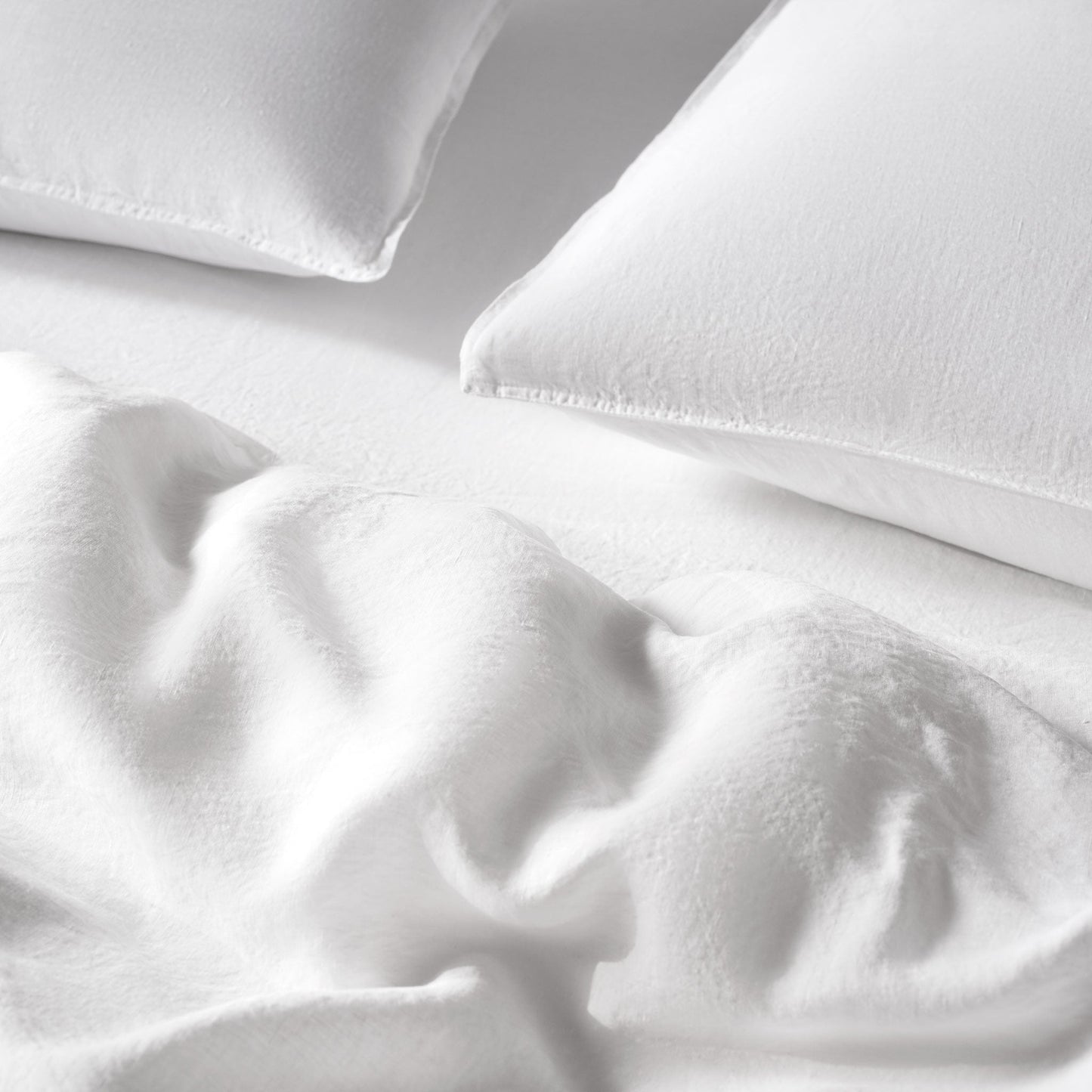 Washed European Linen Pillowcase Set