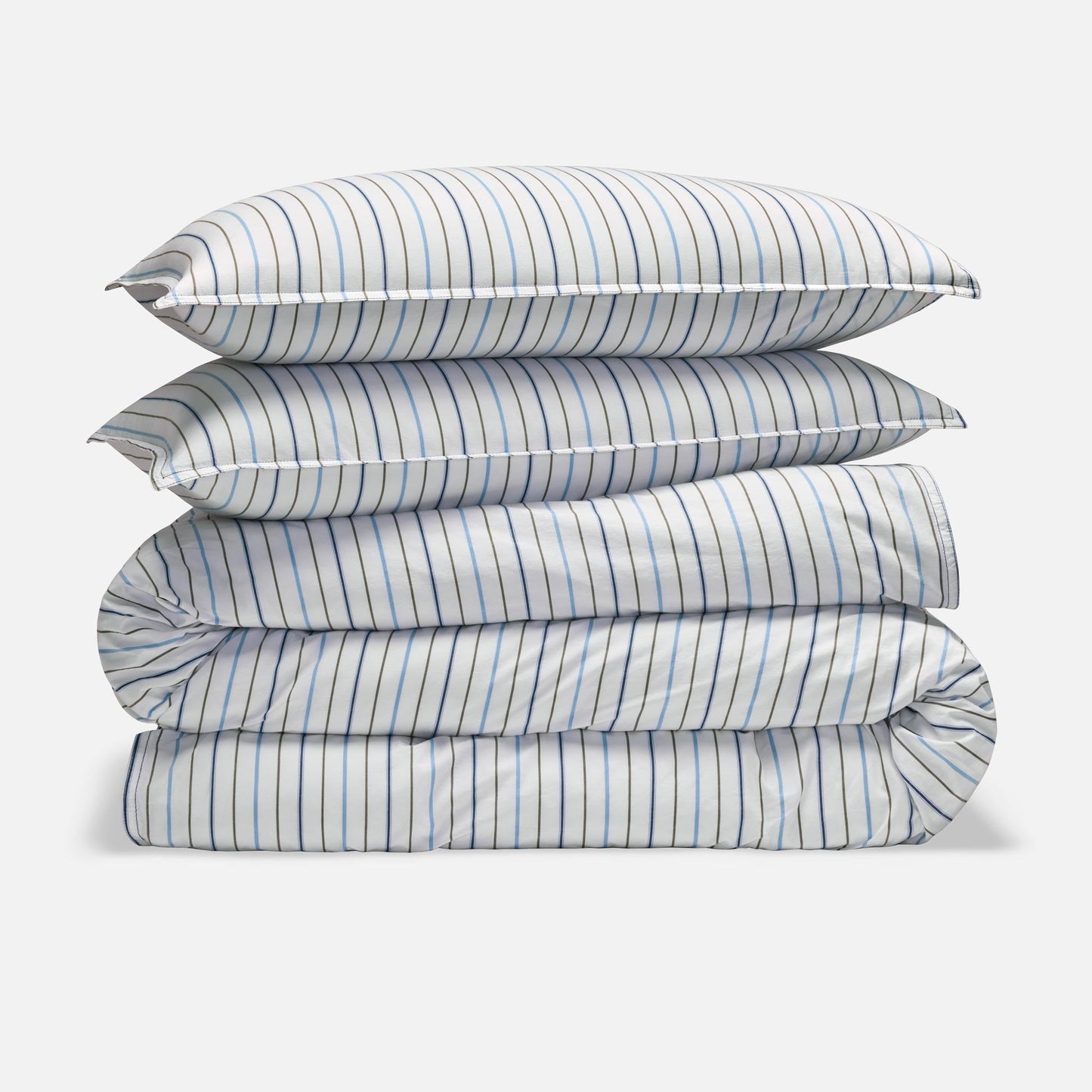 Washed Classic Percale Duvet Set